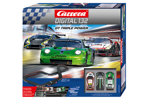 ミニカー Carrera digital 132 power racing Carrera Digital 132 GT Triple Power | Racebaan.nl