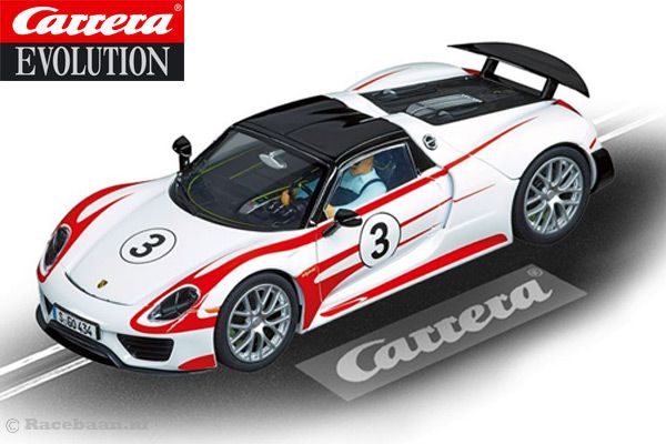 Race auto Porsche 918 Spyder no. 3.